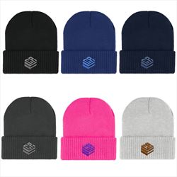 AH1074 Knit Beanie With Cuff With Custom Imprint